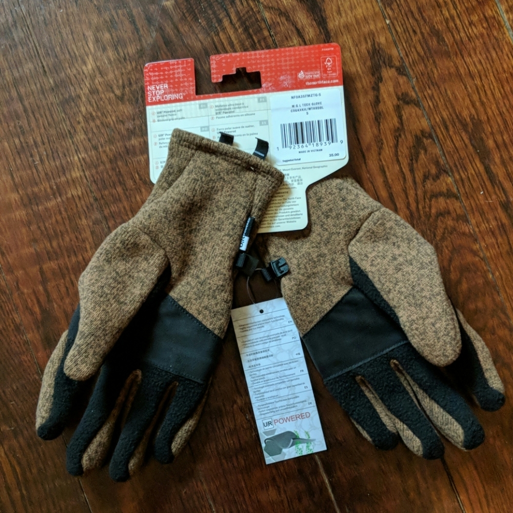 Men's U/R powered The North Face gloves - Picture 4 of 4